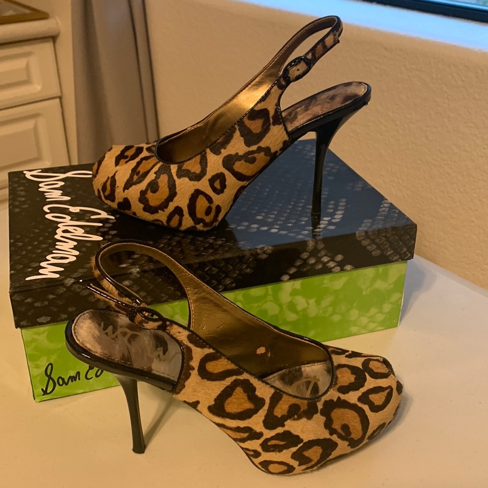 Sam Edelman “Evelyn” leopard heel